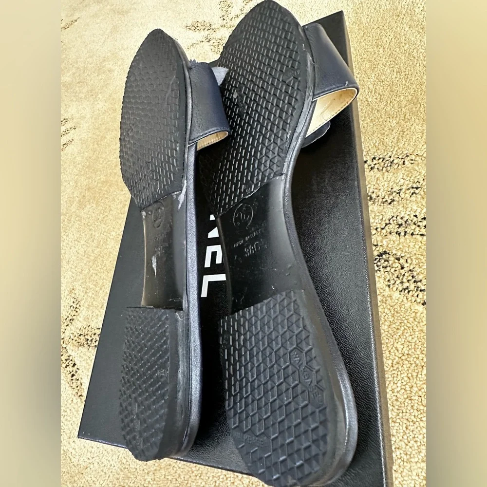 Chanel Flower Sandals (Blue)